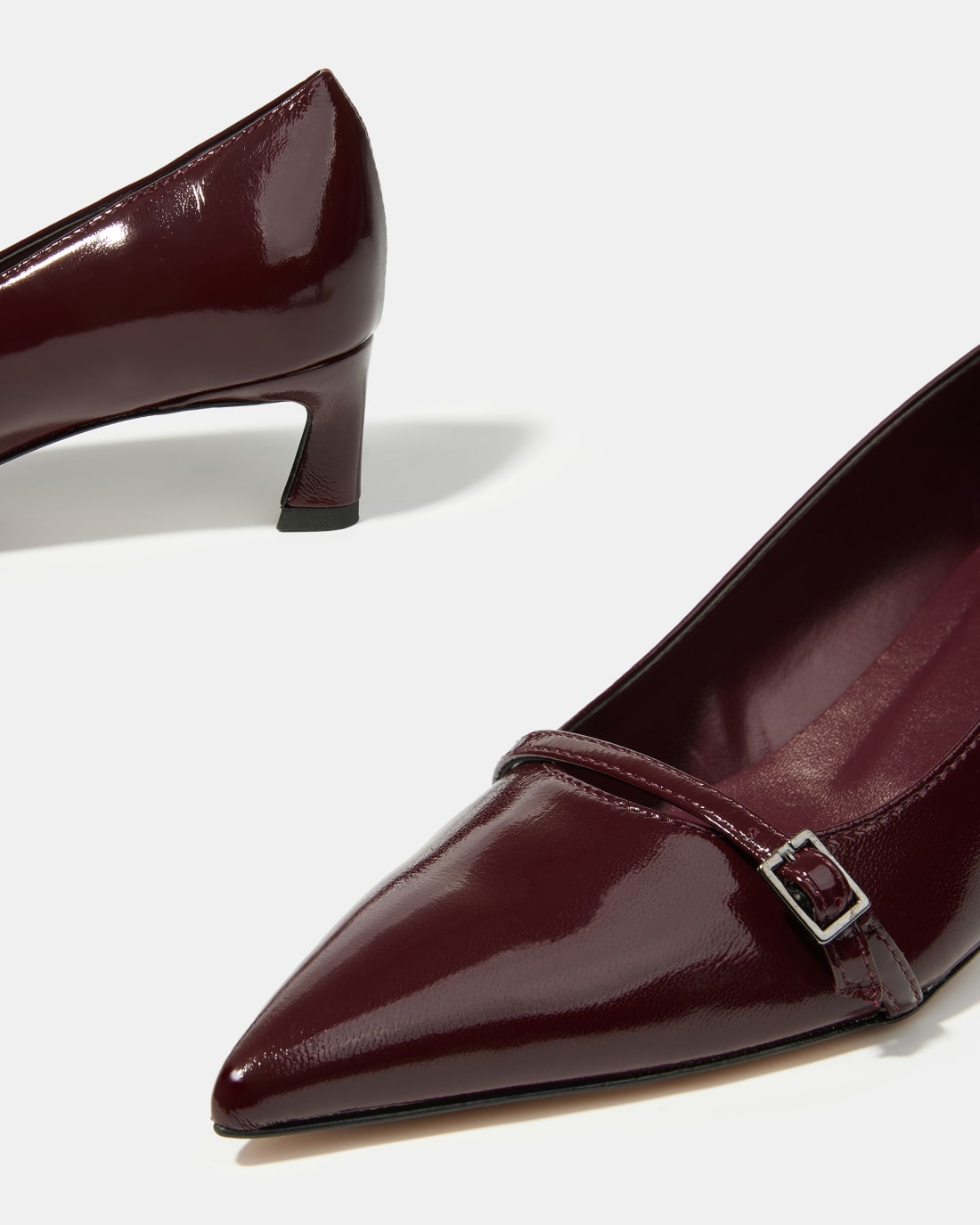 Бордовые туфли из натуральной кожи - Image 4 of 4