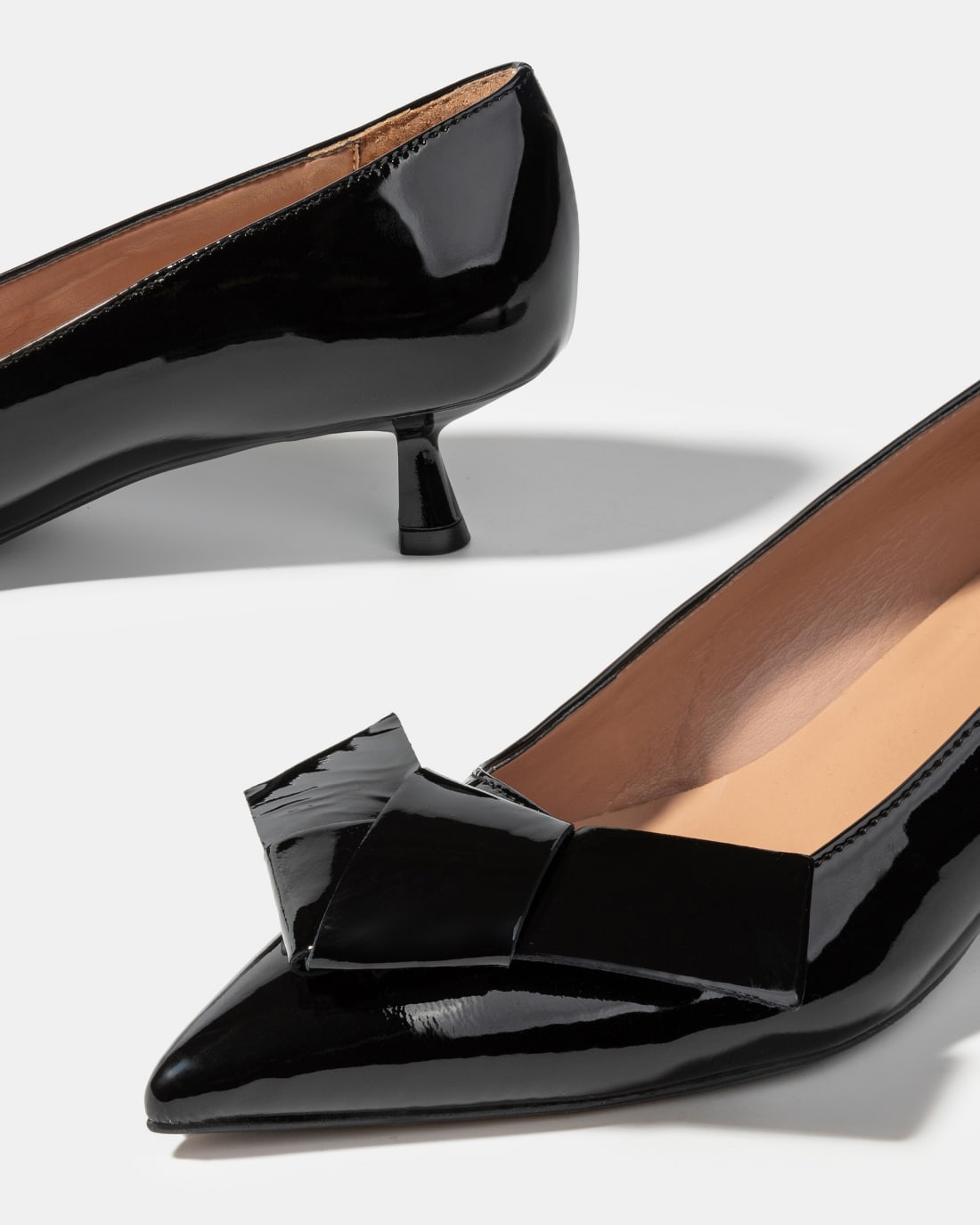 Черные лакированные туфли с бантом - Image 4 of 5