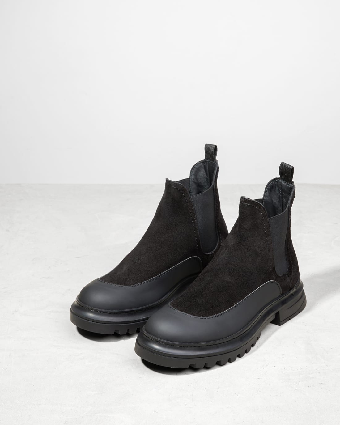 Черные замшевые ботинки, классический стиль - Image 3 of 5