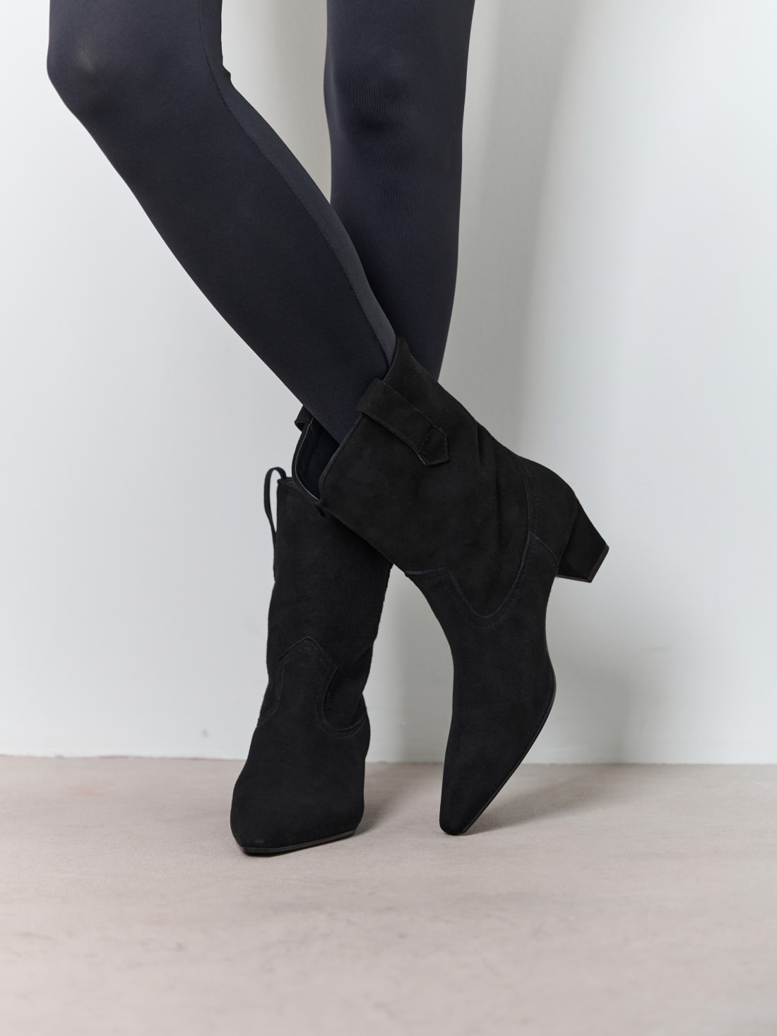 Черные замшевые ботинки - Image 5 of 6