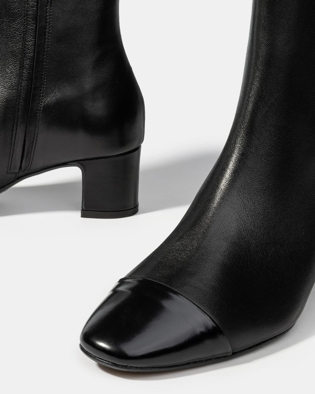 Черные кожаные ботильоны - Image 4 of 5