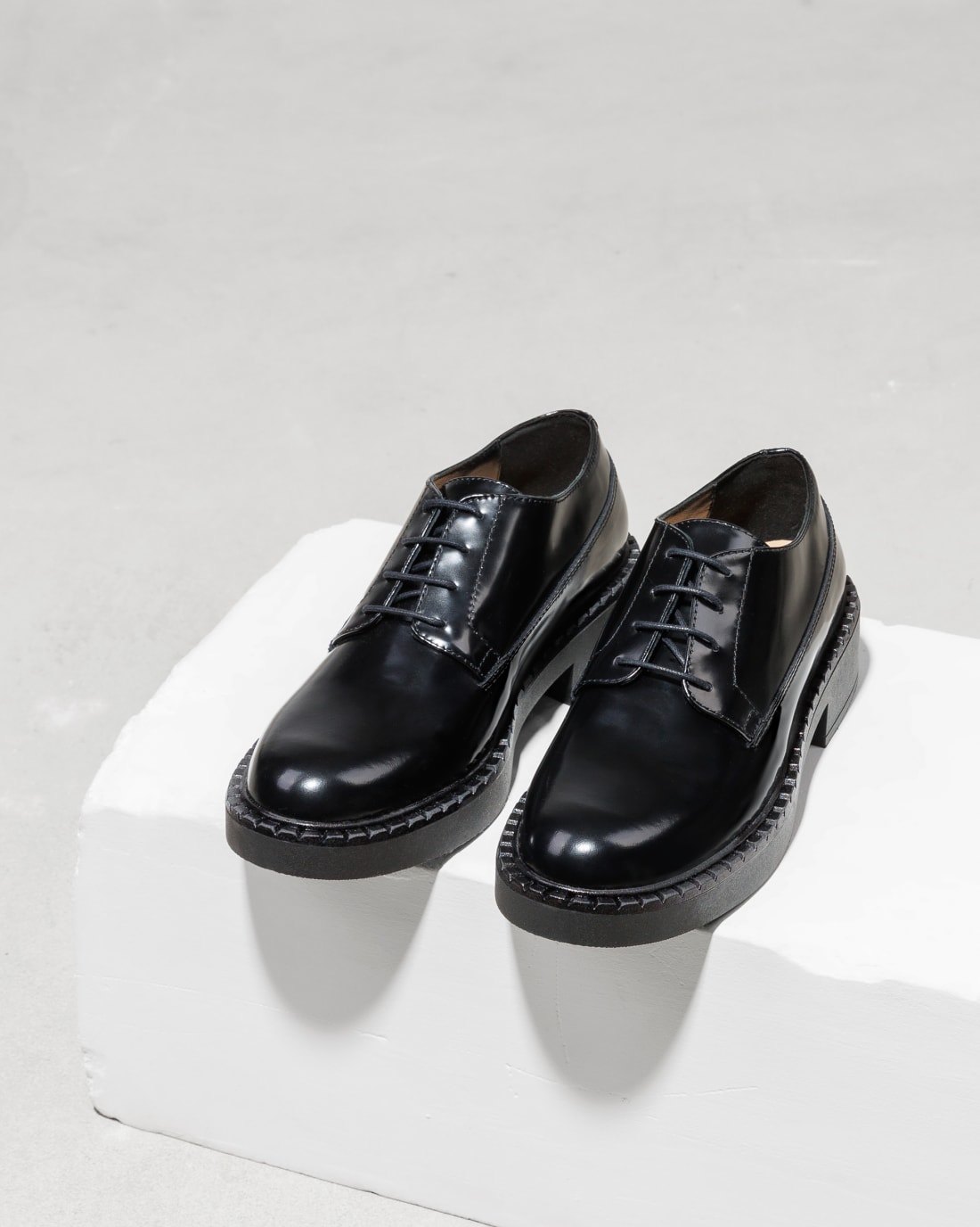 Черные кожаные туфли классического стиля - Image 3 of 5