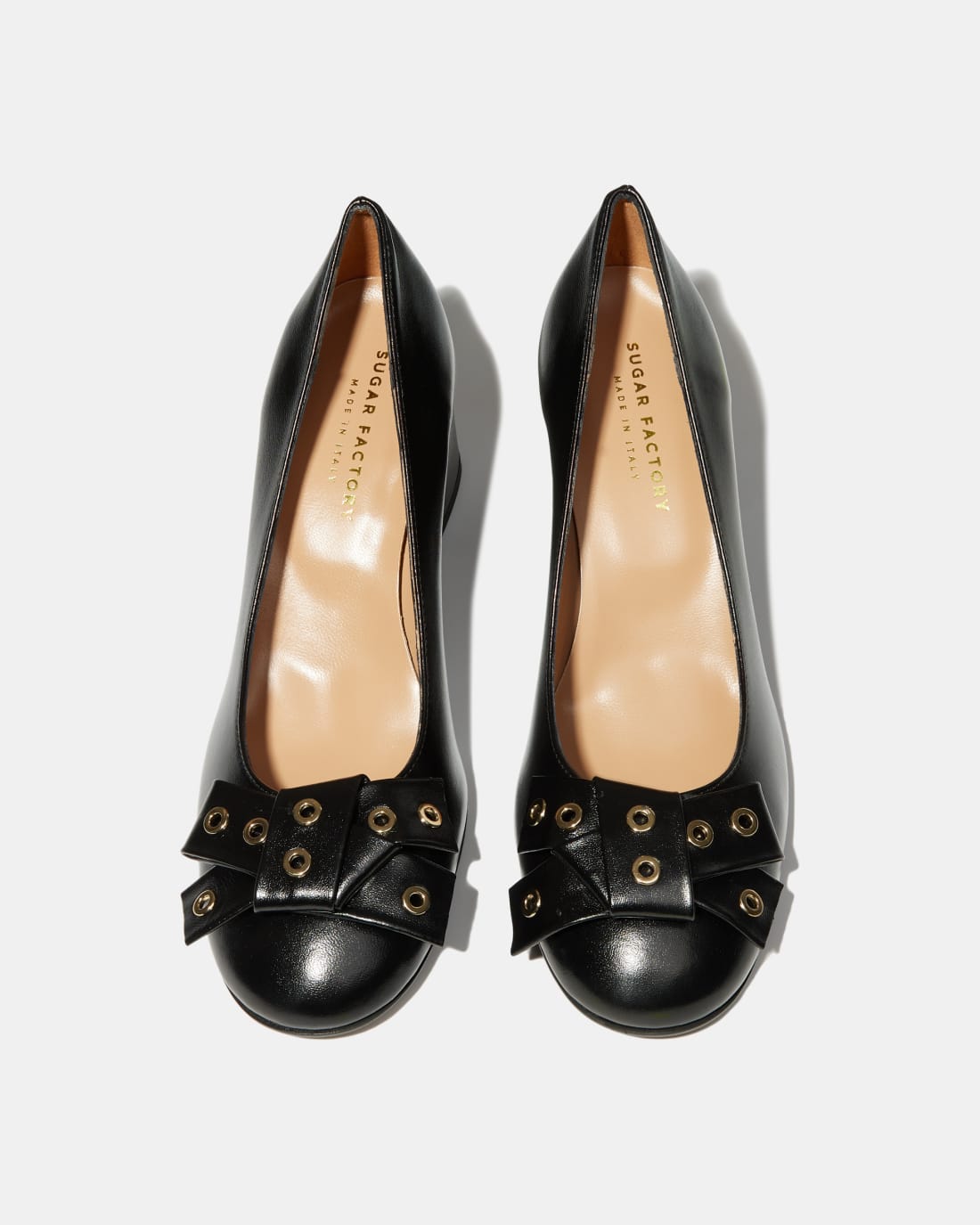 Черные туфли из натуральной кожи