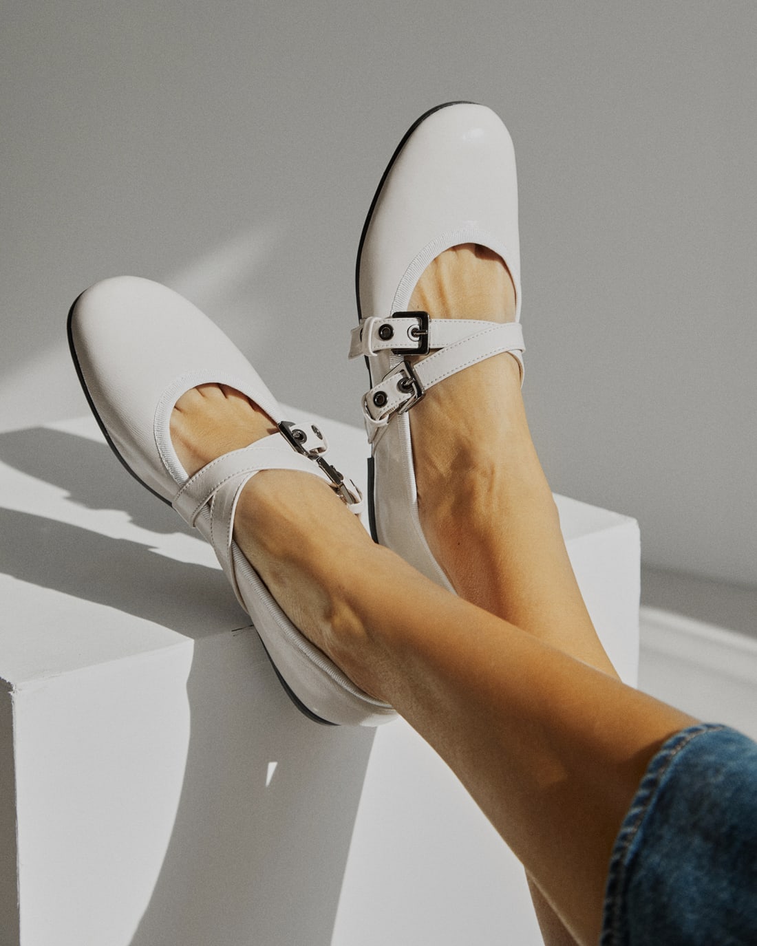 Белые туфли из натуральной кожи - Image 5 of 5