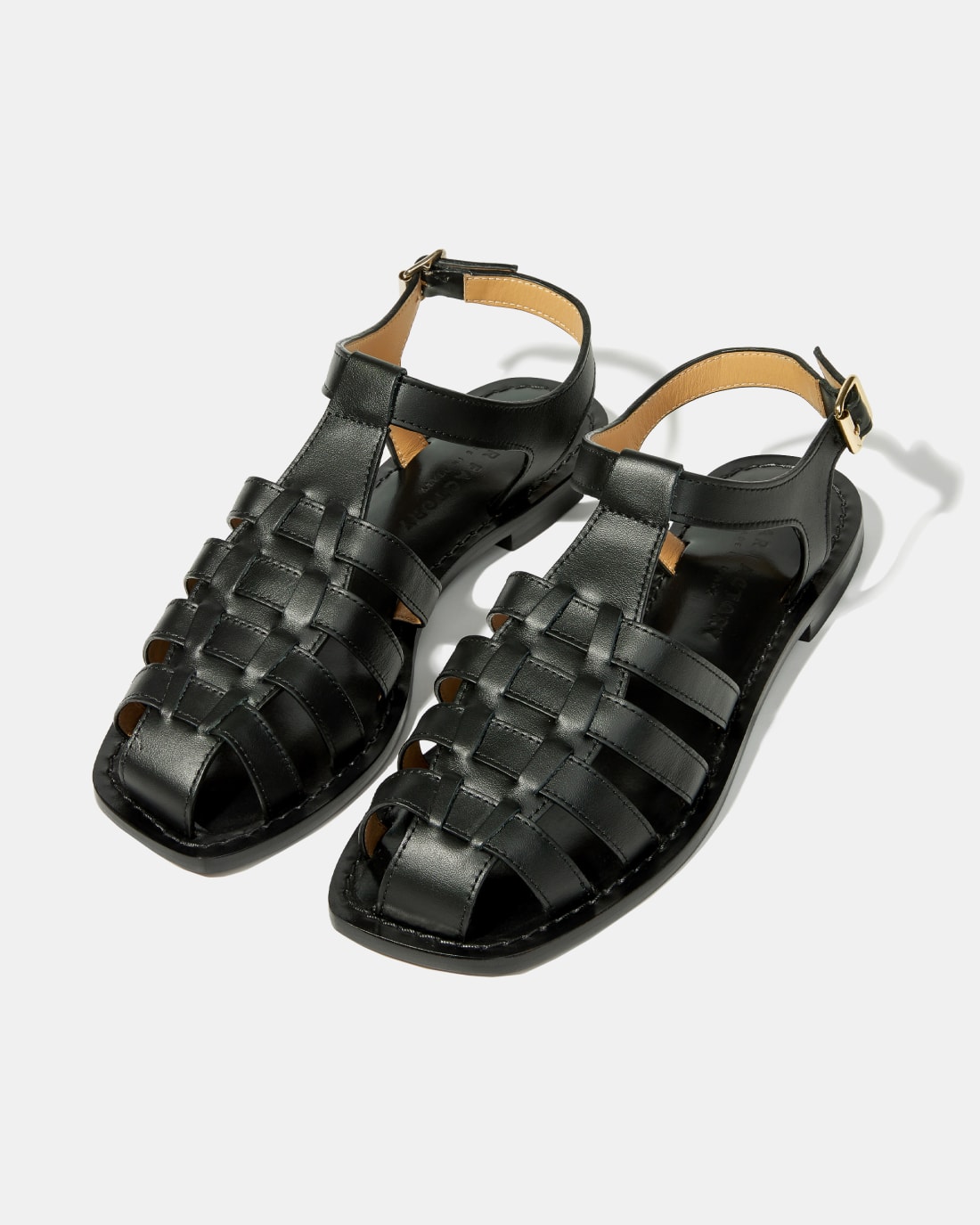 Черные сандалии из натуральной кожи - Image 3 of 5