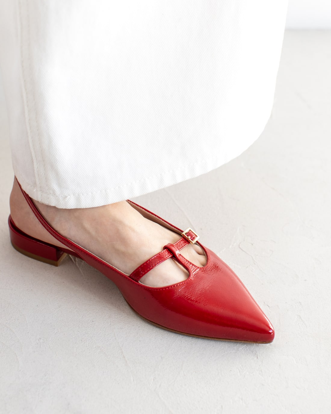 Красные туфли из натуральной кожи - Image 5 of 5