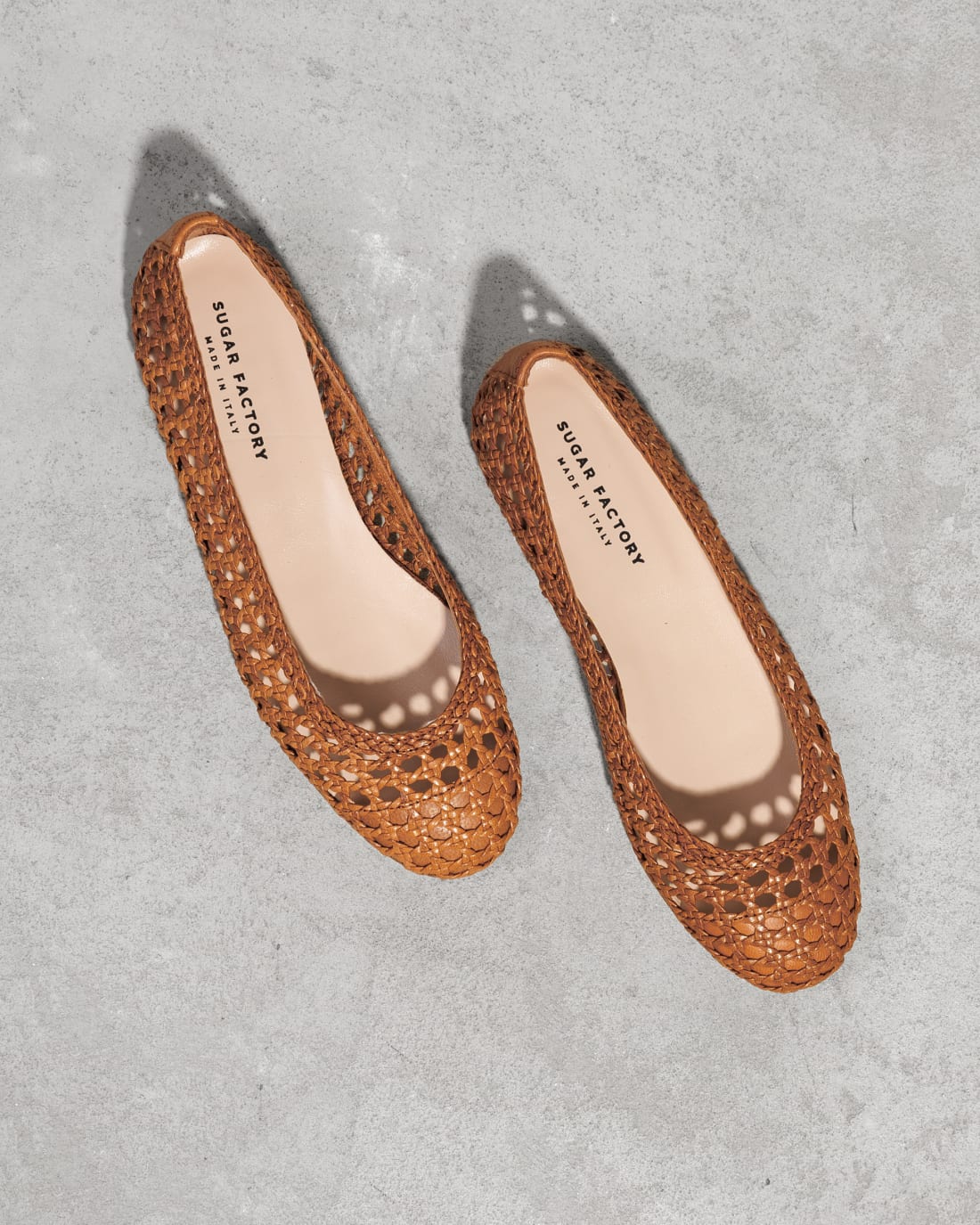 Коричневые кожаные балетки - Image 3 of 6