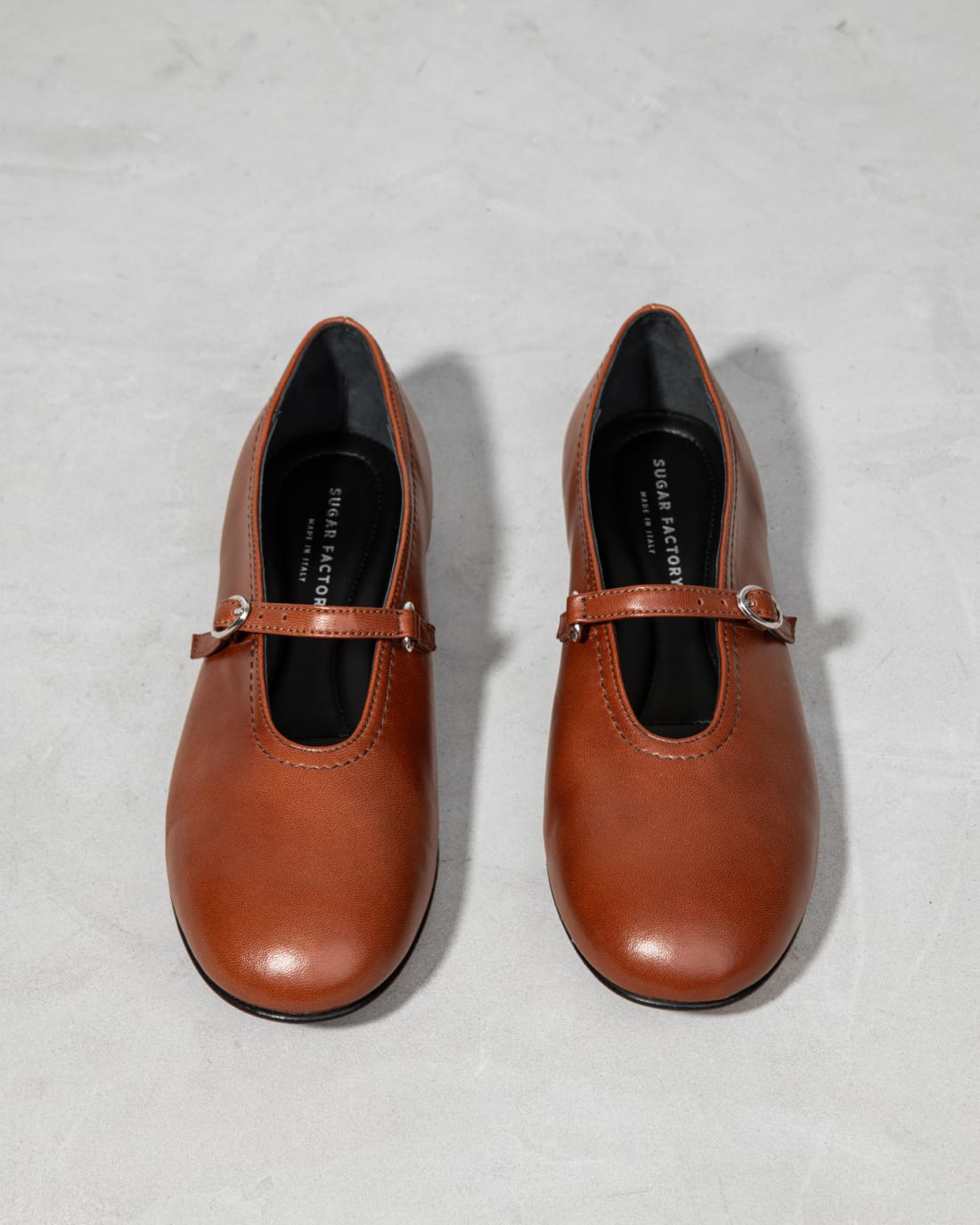 Коричневые кожаные балетки - Image 3 of 6