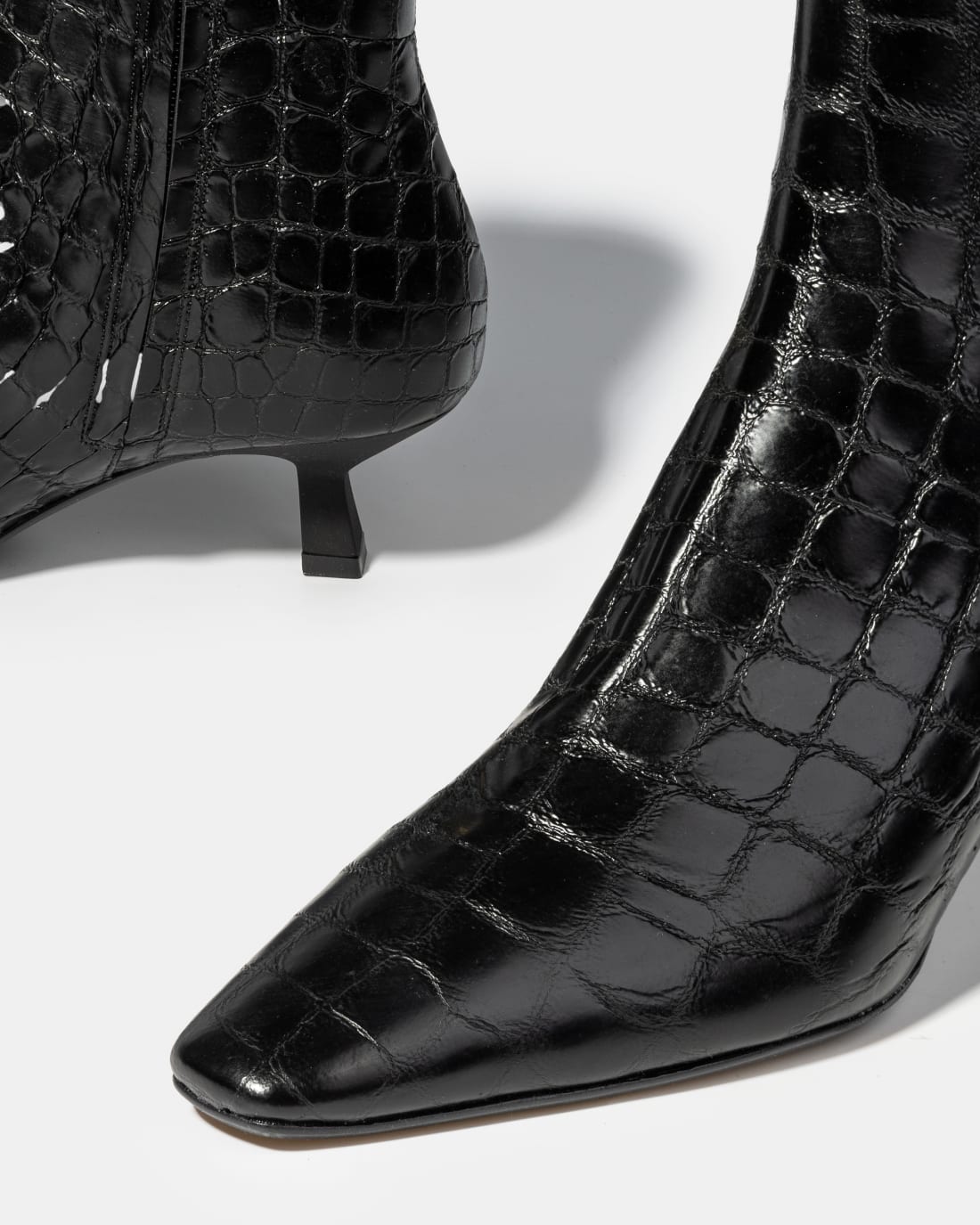 Черные кожаные ботильоны - Image 4 of 5