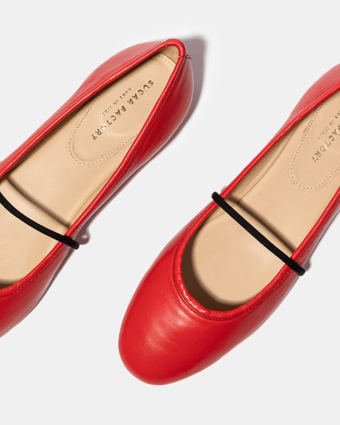 Классические красные кожаные балетки - Image 4 of 4