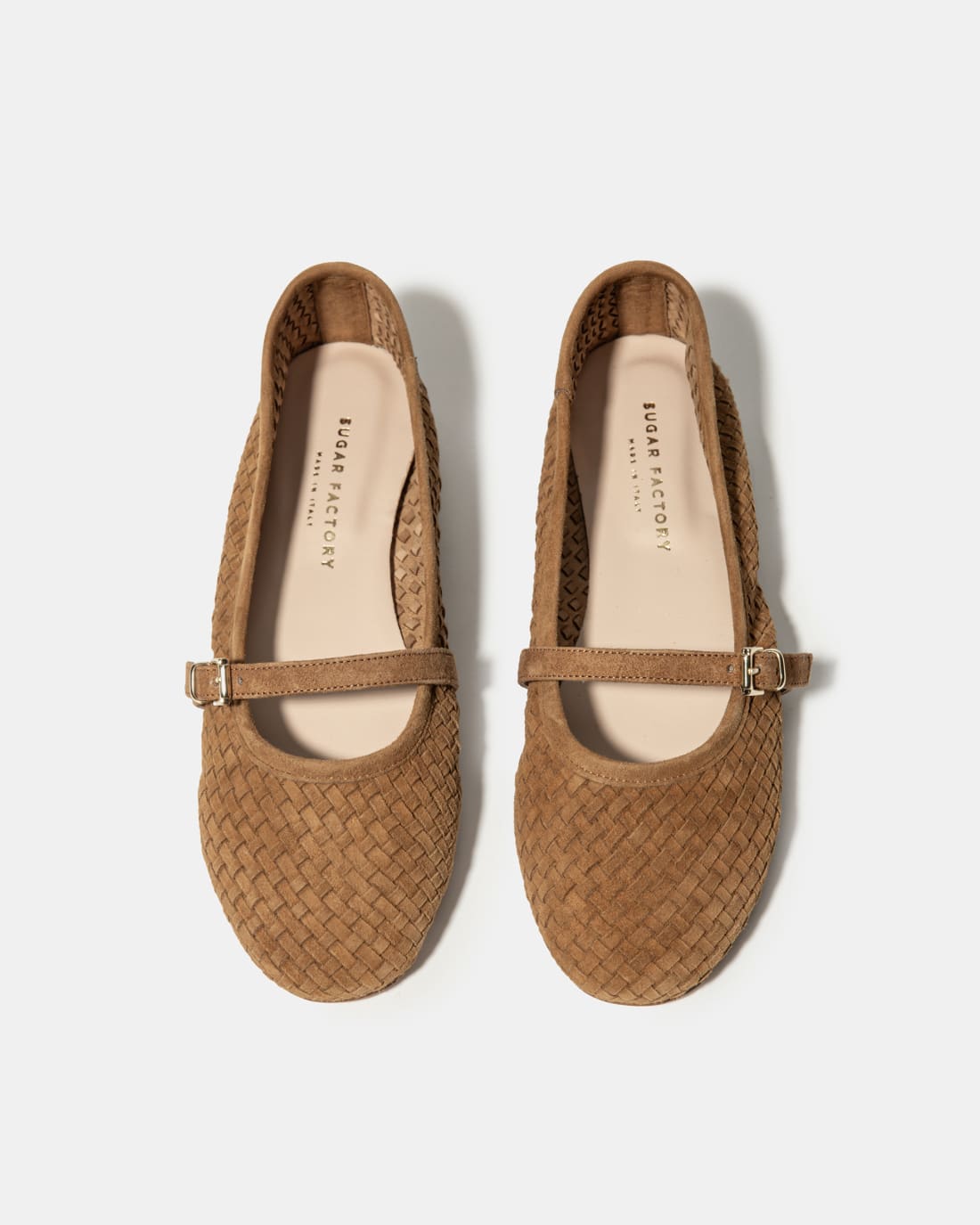 Коричневые балетки с ремешком - Image 3 of 4