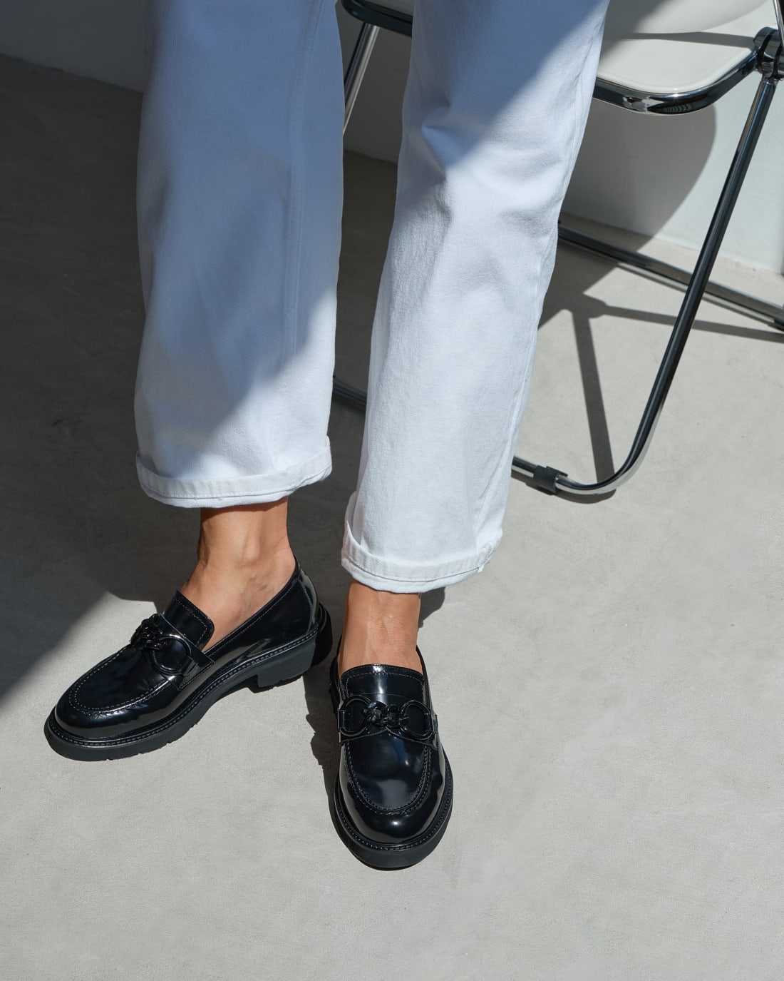 Черные кожаные туфли-лоферы - Image 7 of 7