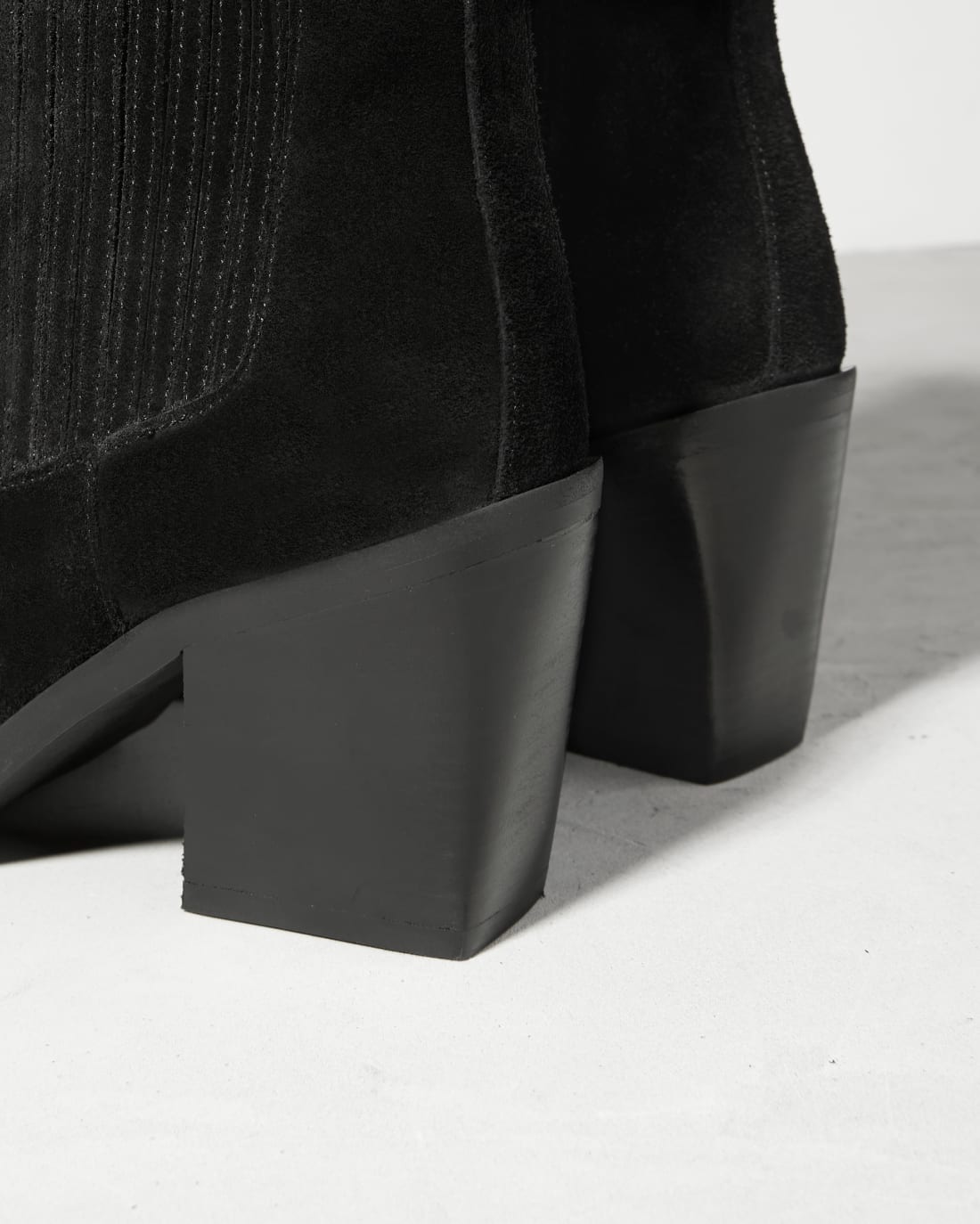 Черные замшевые ботинки - Image 4 of 8