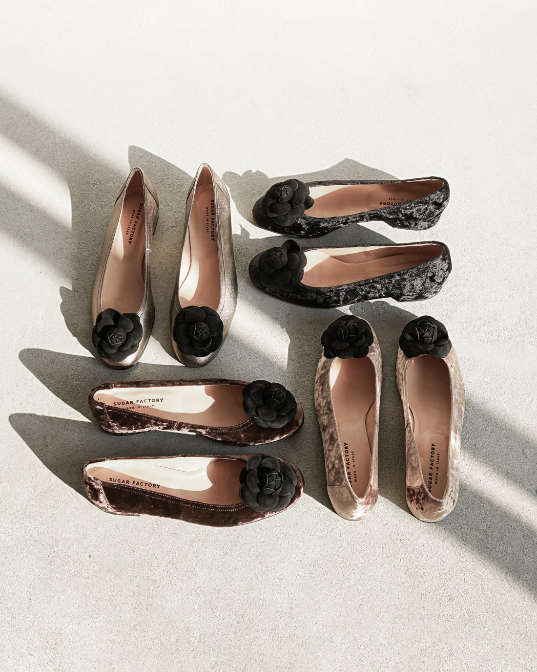 Черные замшевые туфли с декоративным цветком - Image 10 of 11