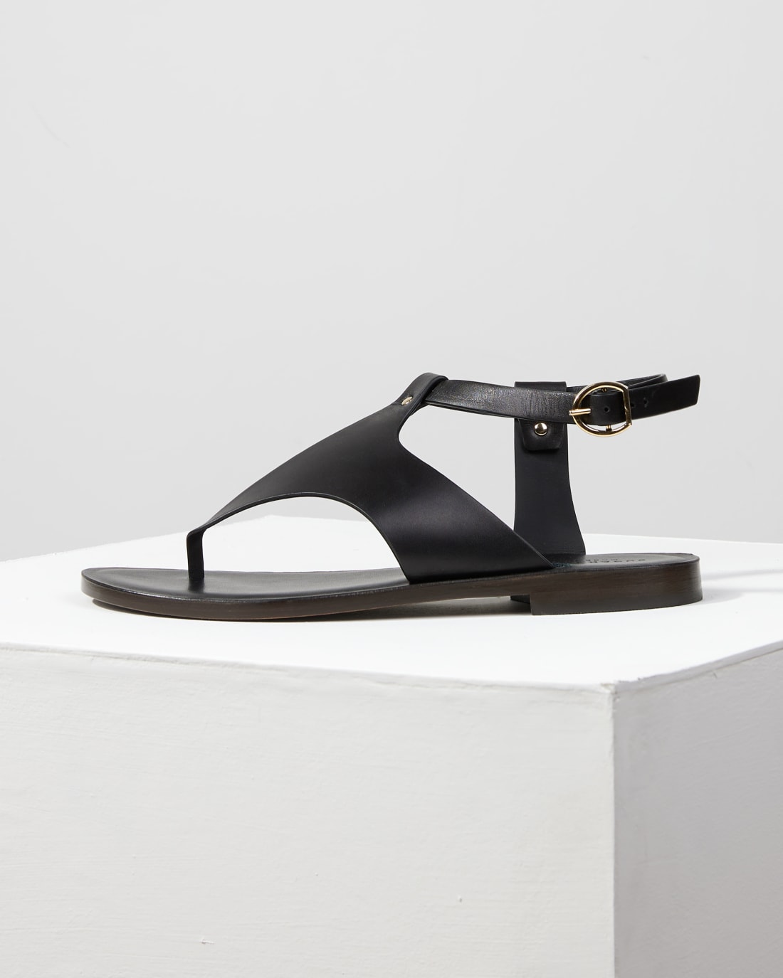 Черные кожаные сандалии - Image 1 of 6
