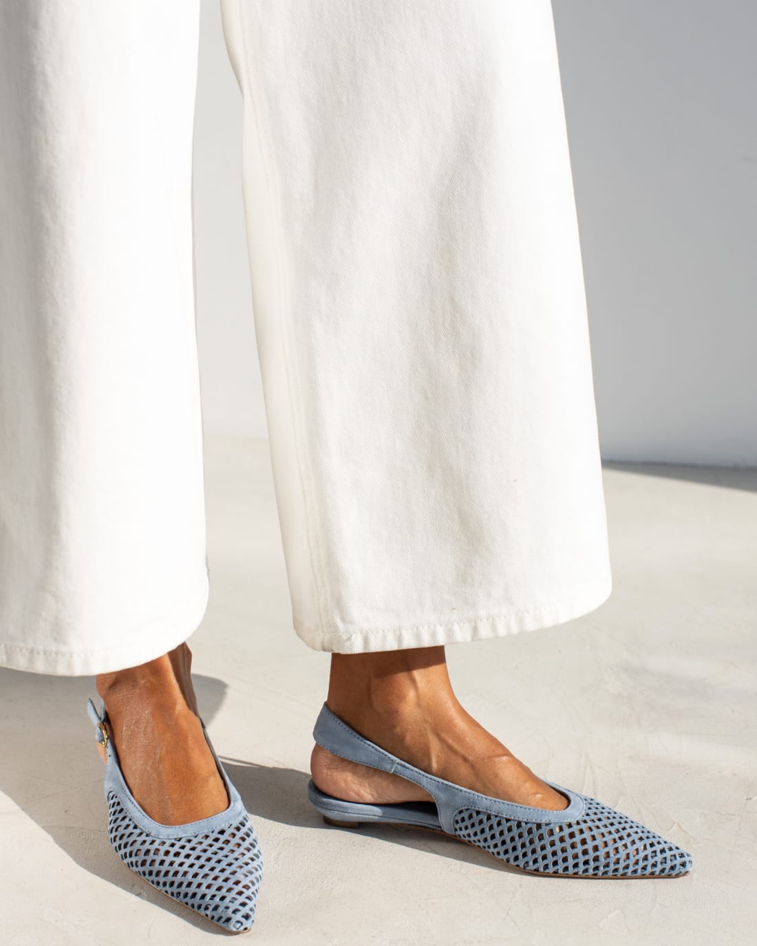 Голубые замшевые туфли - Image 5 of 5