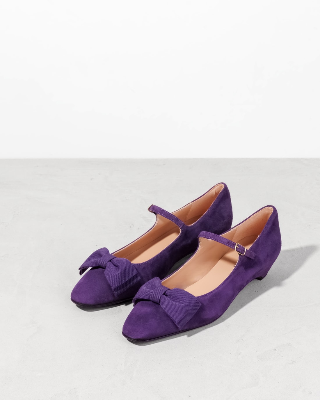 Фиолетовые замшевые туфли - Image 2 of 7
