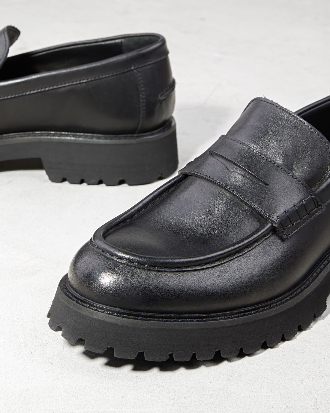 Черные лоферы из натуральной кожи - Image 4 of 5