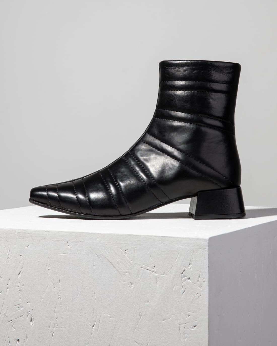 Черные кожаные ботинки - Image 1 of 6