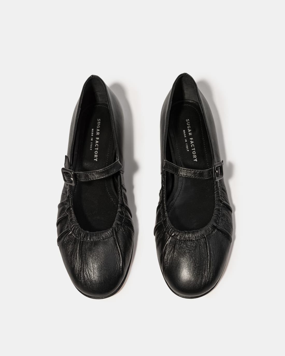 Черные классические балетки из натуральной кожи - Image 3 of 4