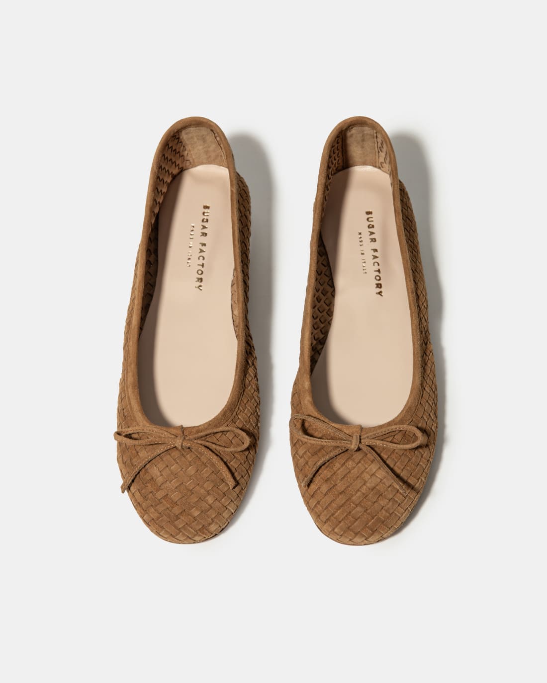 Коричневые балетки с бантиком - Image 3 of 4