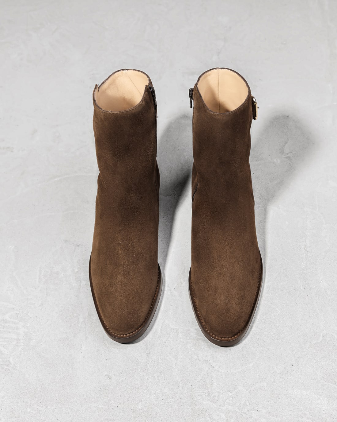 Коричневые замшевые ботильоны - Image 3 of 6