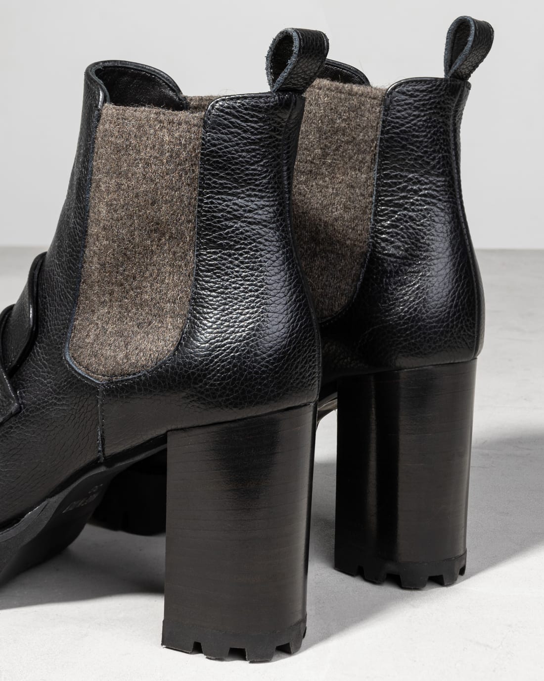 Черные кожаные ботильоны - Image 4 of 5