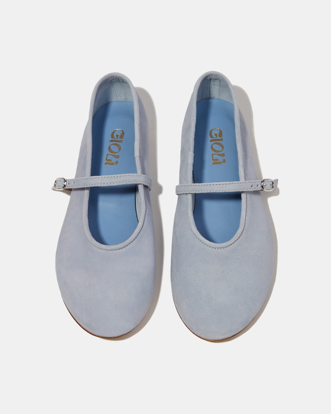 Голубые замшевые балетки - Image 3 of 4