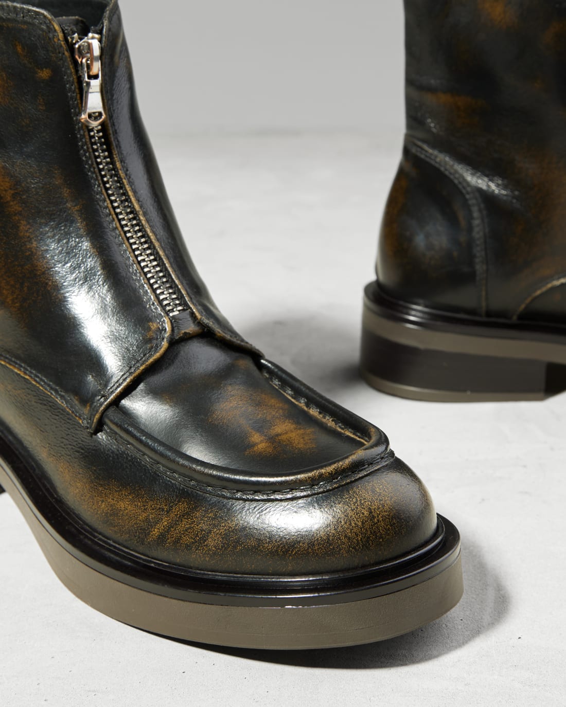 Черные ботинки из натуральной кожи - Image 3 of 6