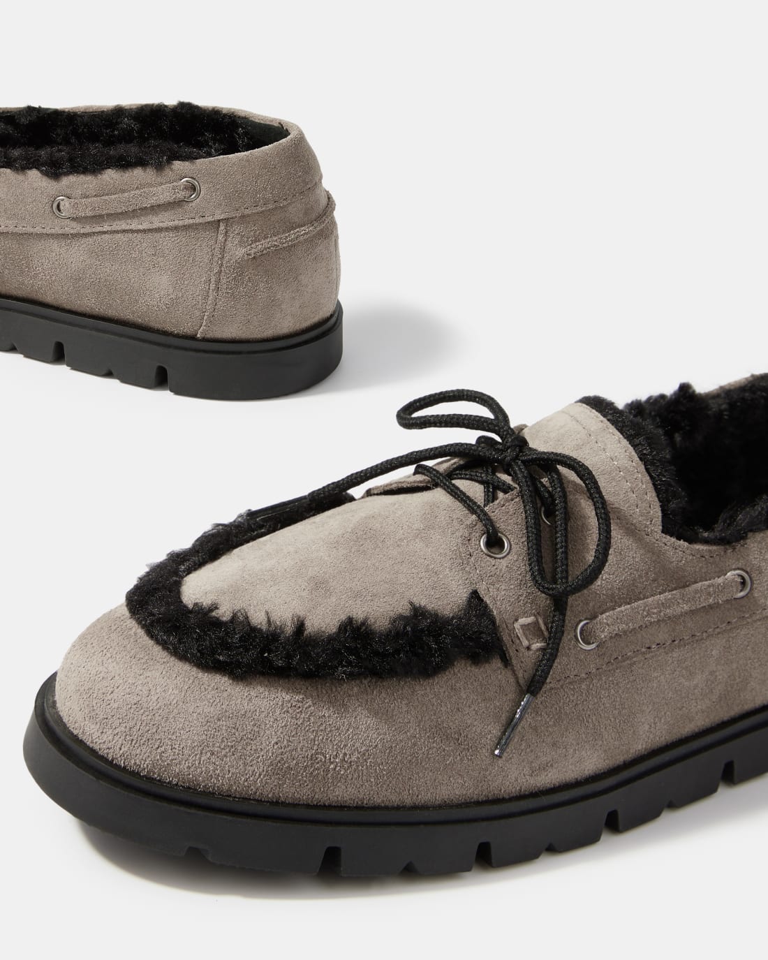 Серые замшевые мокасины - Image 4 of 4