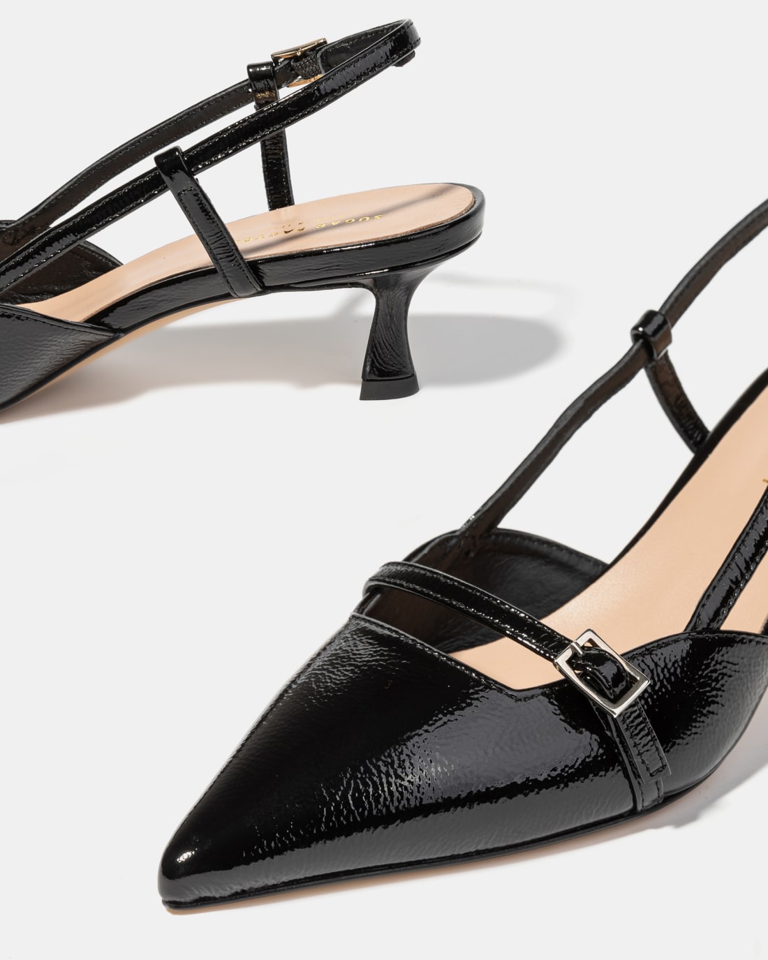 Черные туфли с ремешками - Image 4 of 5