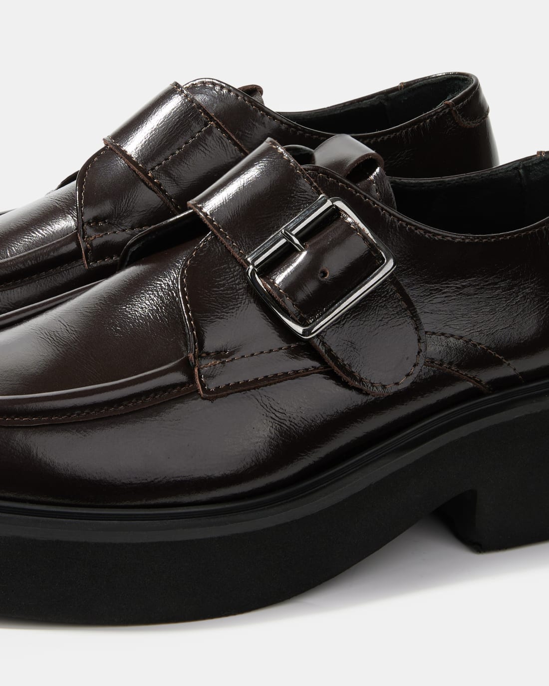 Коричневые лоферы из натуральной кожи - Image 4 of 5