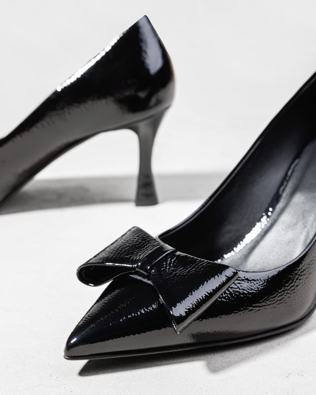 Черные лакированные туфли на шпильке - Image 4 of 6