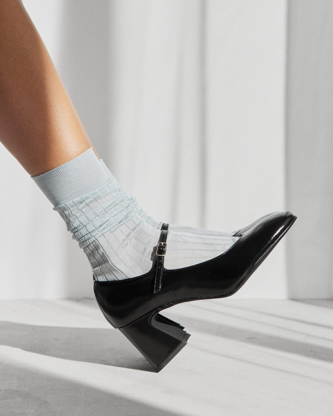 Черные туфли из натуральной кожи