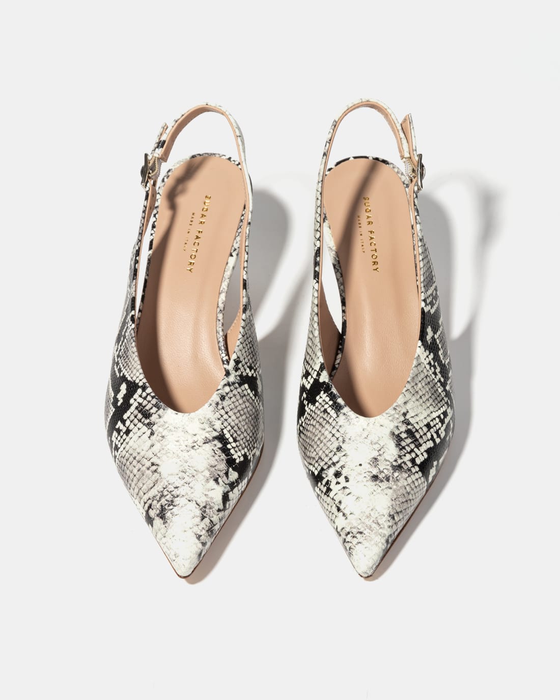 Кожаные туфли с принтом питона - Image 3 of 5