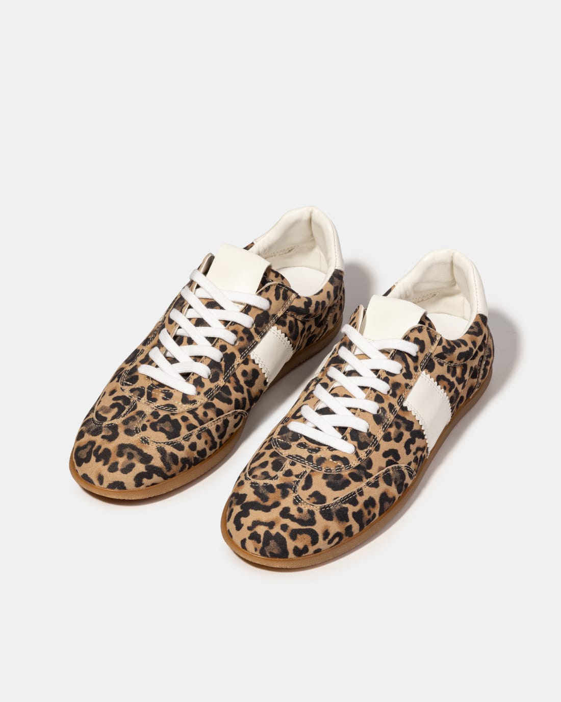 Замшевые кеды с леопардовым принтом - Image 2 of 5