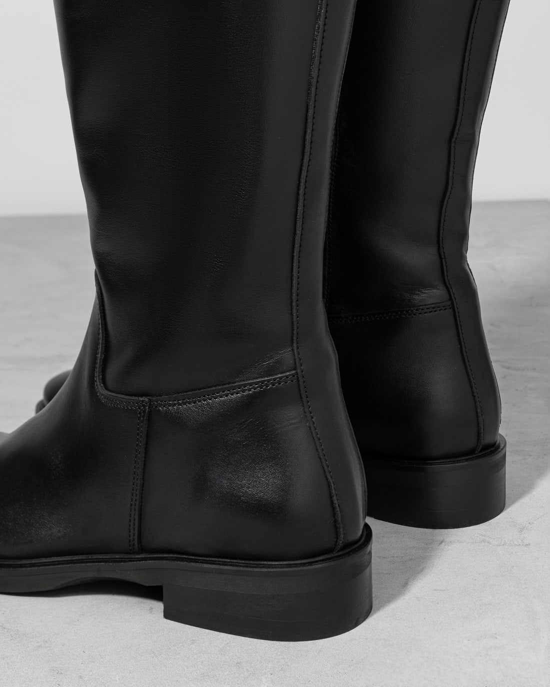 Черные кожаные классические сапоги - Image 4 of 6
