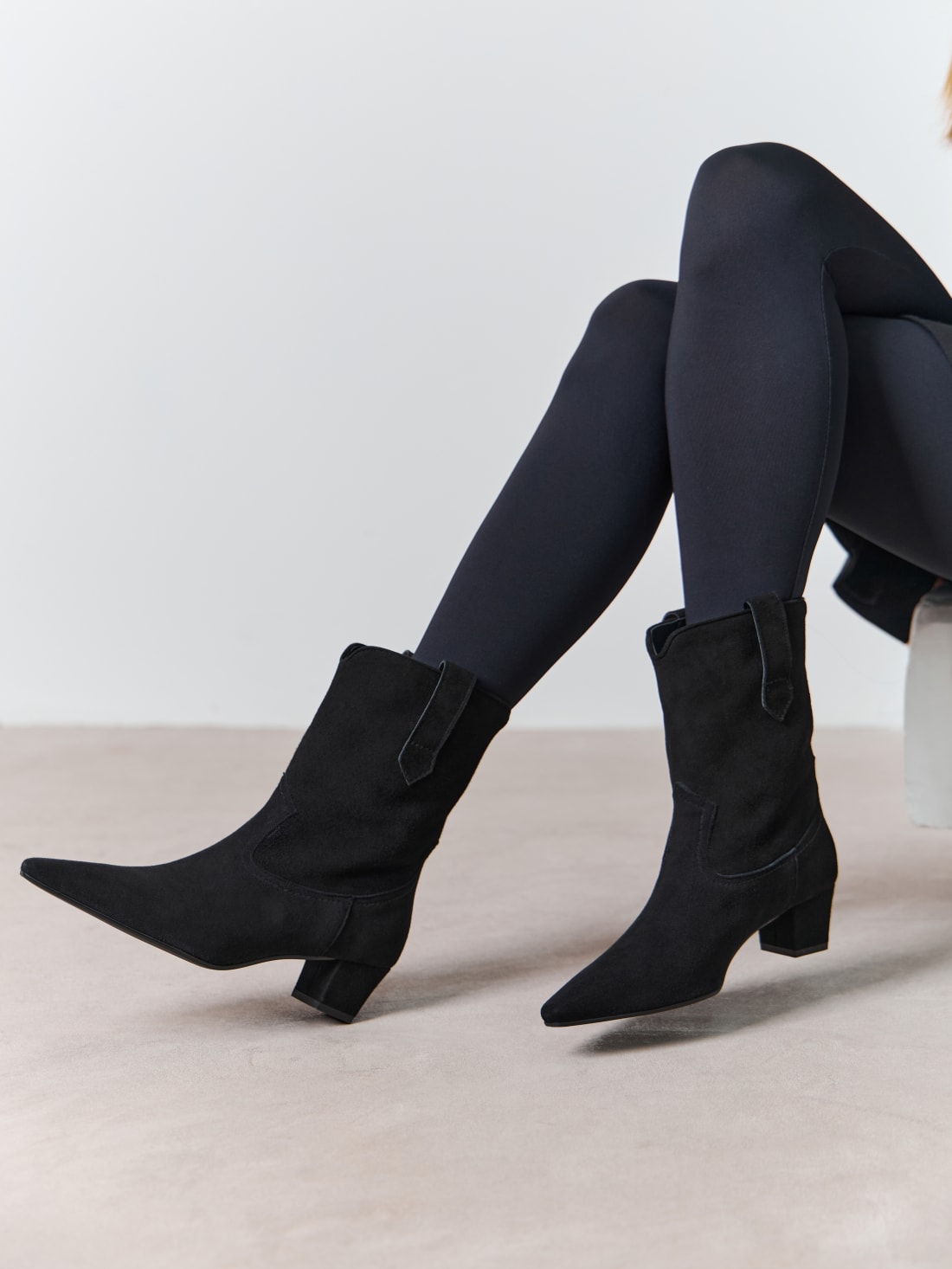 Черные замшевые ботинки - Image 6 of 6