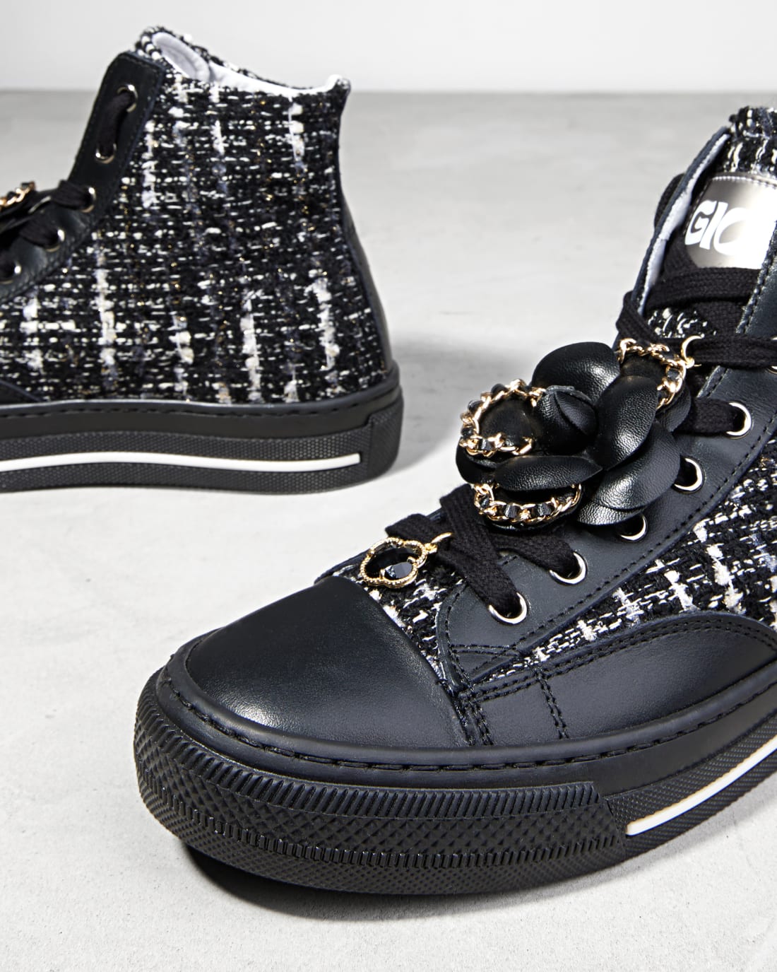 Черные кеды из букле - Image 4 of 6