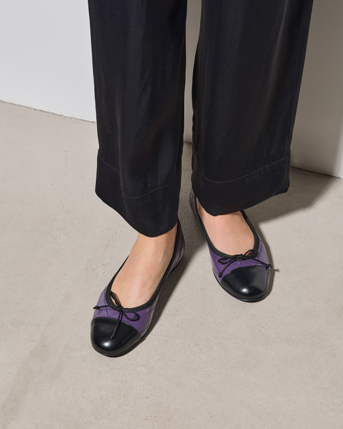 Фиолетовые балетки из натуральной кожи - Image 5 of 6