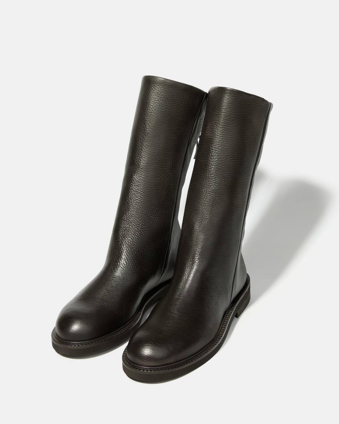 Чёрные кожаные полусапоги - Image 2 of 4