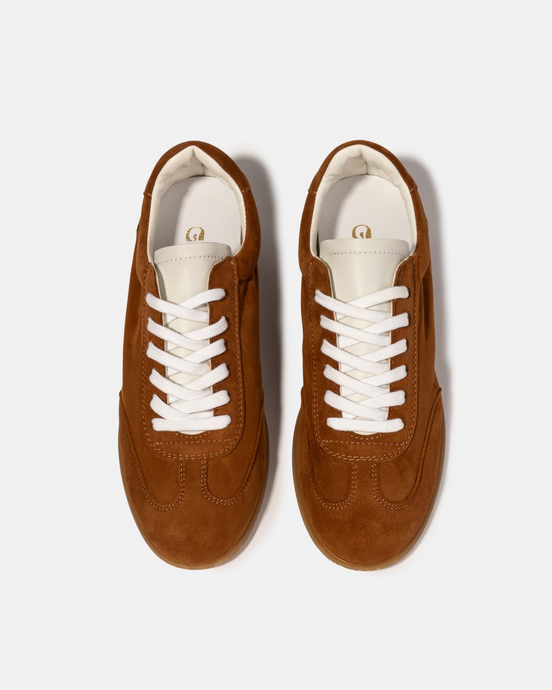 Коричневые замшевые кеды - Image 3 of 5