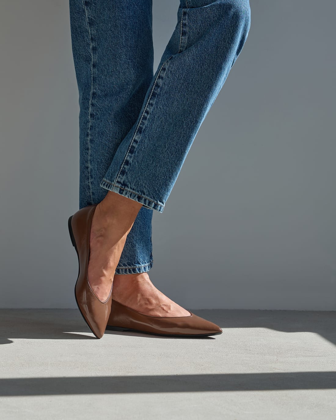 Классические коричневые туфли из натуральной кожи - Image 8 of 9