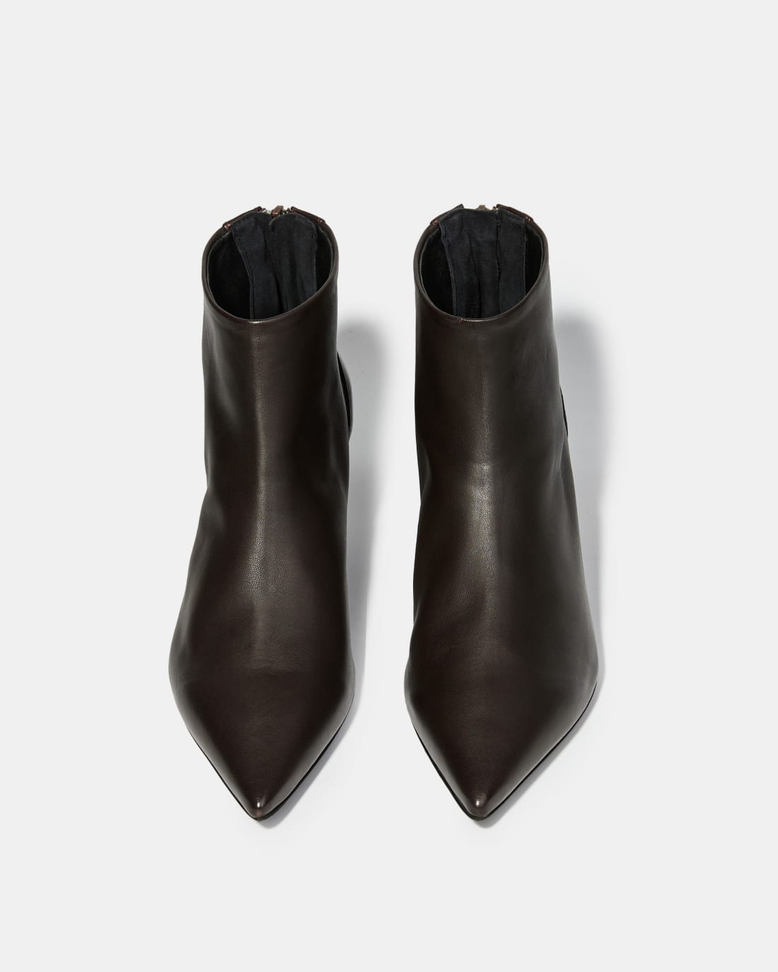 Темно-коричневые кожаные ботильоны - Image 3 of 5