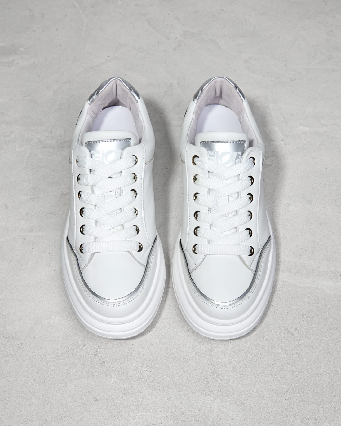 Белые кожаные кеды - Image 3 of 4