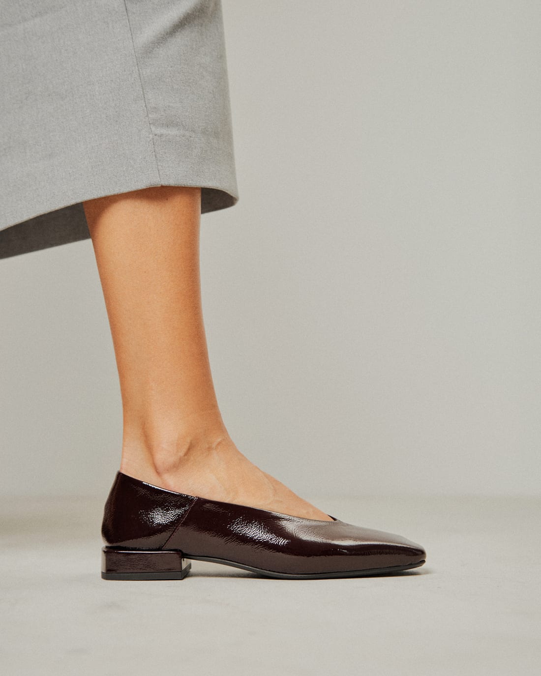 Темно-бордовые лаковые туфли - Image 6 of 6