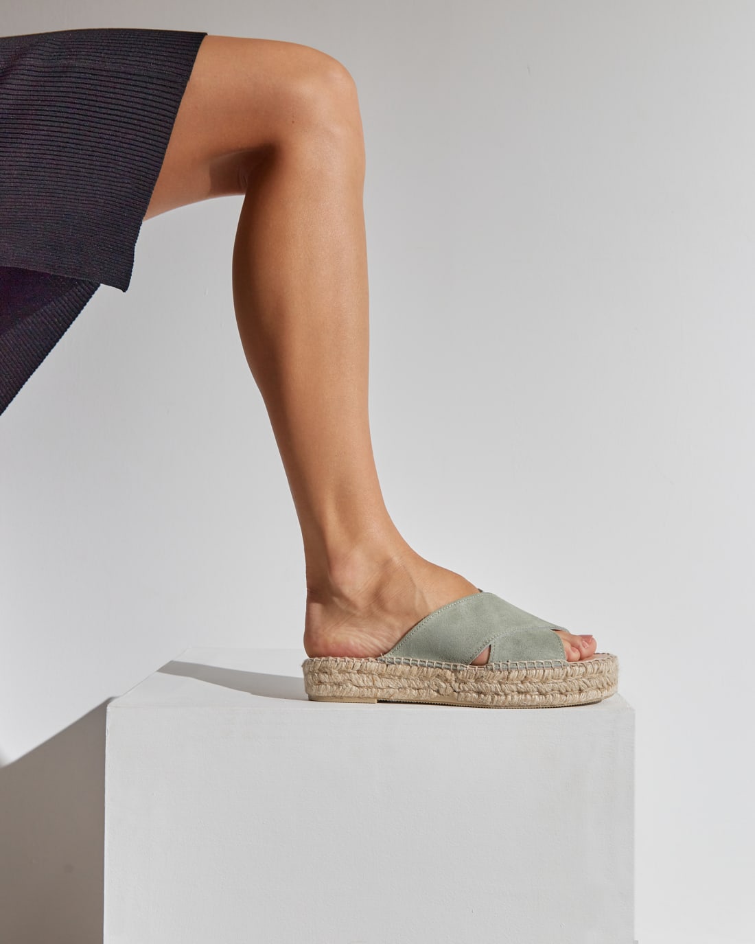 Зеленые замшевые шлепанцы - Image 7 of 7