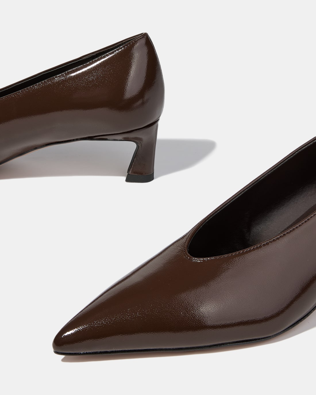 Темно-коричневые туфли из натуральной кожи - Image 4 of 5