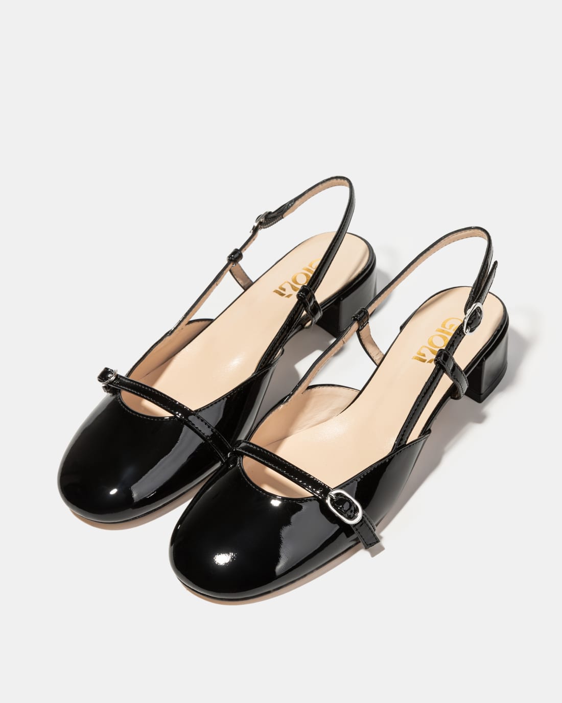 Черные лакированные туфли на каблуке - Image 2 of 4