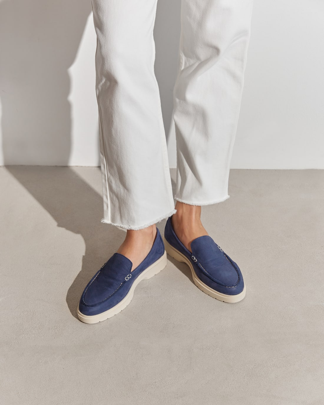 Синие лоферы из нубука - Image 5 of 6